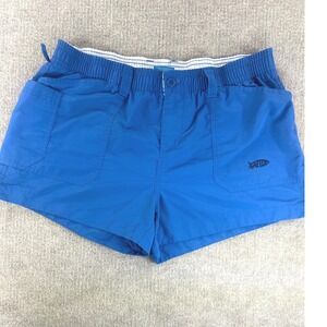 AFTCO Blue Nylon Fishing Shorts Womens Size 10 Quick Dry Outdoor Hiking